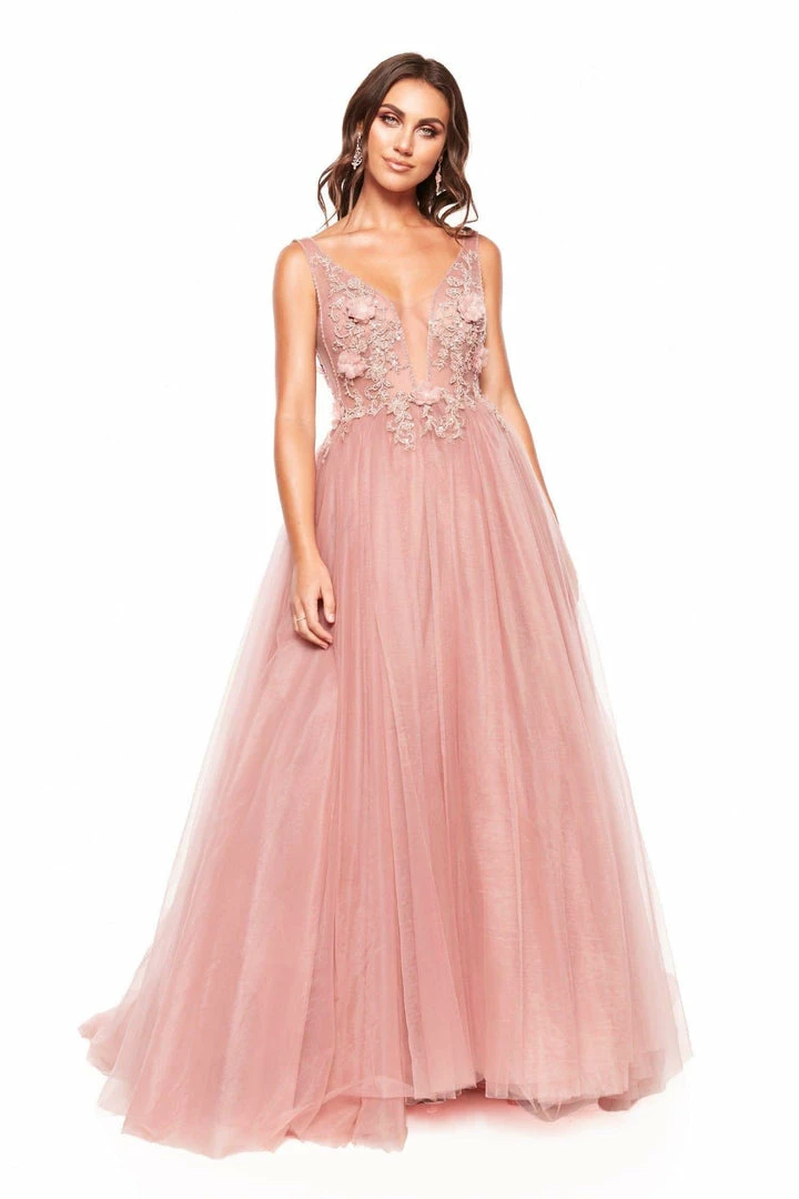 A&N Boutique Made To Order A&N Luxe Marinela Tulle Gown - Pink 3 A&N Boutique Made To Order A&N Luxe Marinela Tulle Gown - Pink