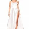 A&N Boutique Made To Order A&N Luxe Vanessa Satin Gown - White