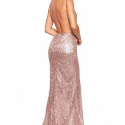 A&N Boutique A&N Luxe Evaliah Glitter Gown - Rose Gold Made To Order