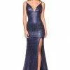 A&N Boutique A&N Luxe Evaliah Glitter Gown - Navy