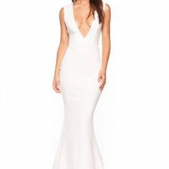 A&N Boutique Made To Order A&N Luxe Scarlett Ponti Gown - White