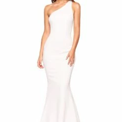 A&N Boutique Made To Order A&N Luxe Maya Ponti Gown - White