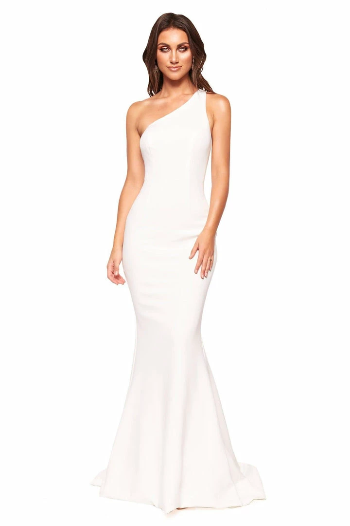 A&N Boutique Made To Order A&N Luxe Maya Ponti Gown - White 3 A&N Boutique Made To Order A&N Luxe Maya Ponti Gown - White