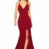 A&N Boutique A&N Luxe Iesha Shimmering Gown - Burgundy