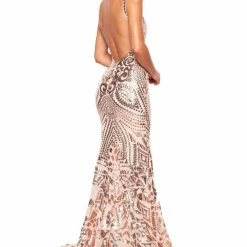A&N Boutique A&N Luxe Sapphira Sequin Gown - Rose Gold