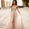 A&N Boutique Lediana Beaded Tulle Gown Spain Collection