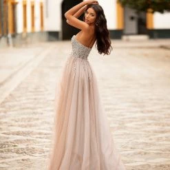 A&N Boutique Lediana Beaded Tulle Gown Spain Collection