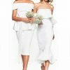 A&N Boutique Made To Order A&N Bridesmaids Selena Ponti Dress - White 2 A&N Boutique Made To Order A&N Bridesmaids Selena Ponti Dress - White